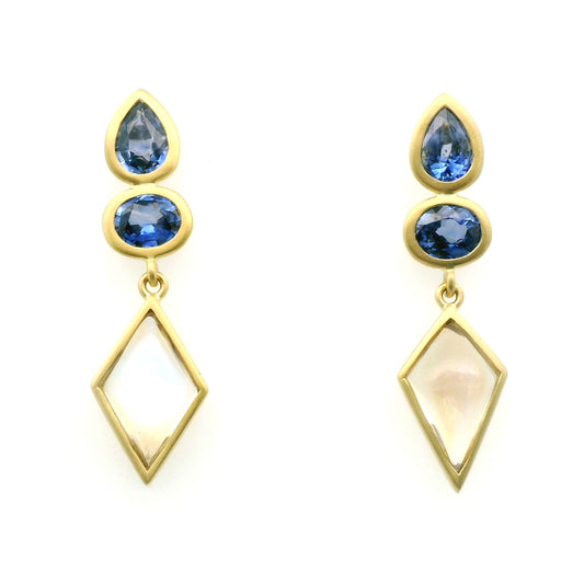 BS/MS BZL ER 2.40/7.35CT 18KY KC93990