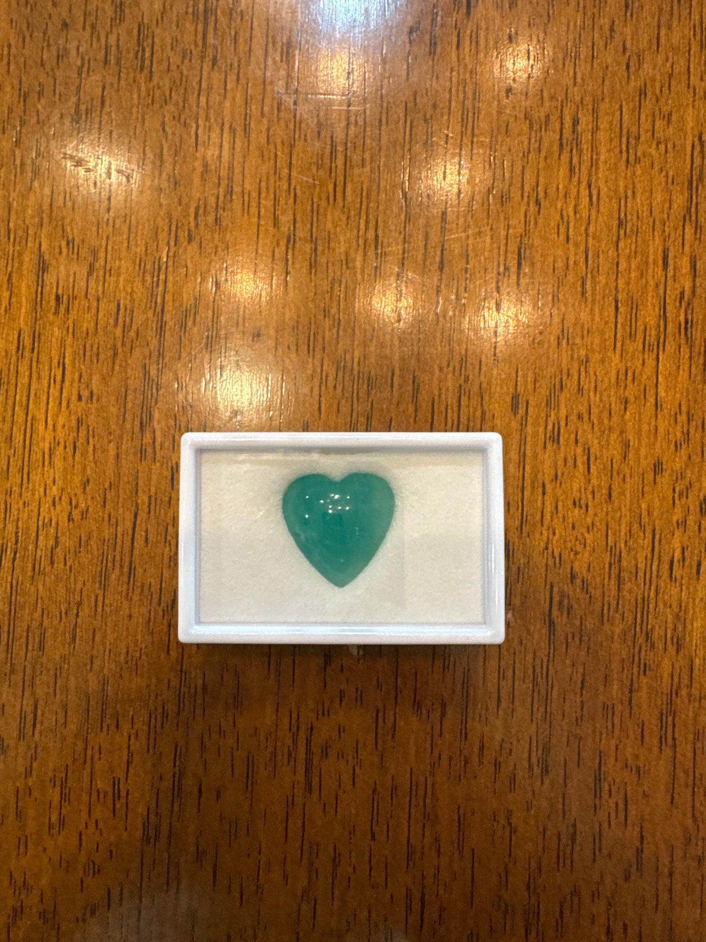 Emerald Heart Cabochon 20.10ct (O) 21.2x20.9mm 75pct
