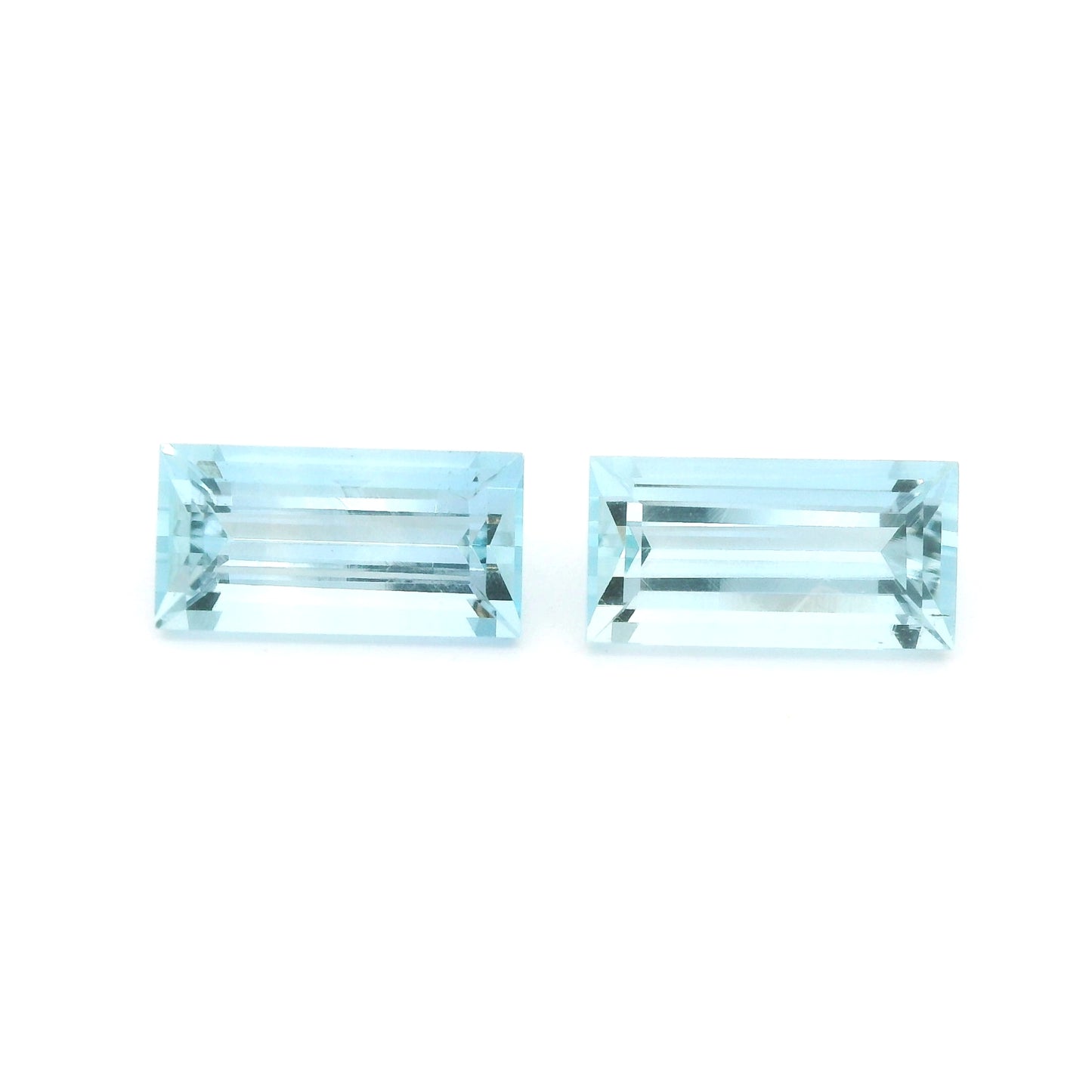 Aquamarine Baguette Matched Pair 3.33ct (H) 10x5.12mm 200pct