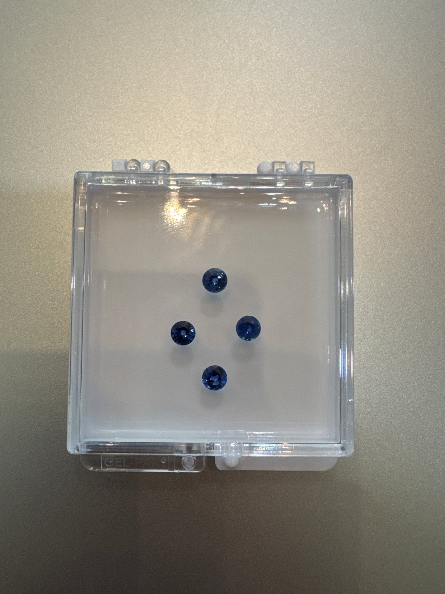 Blue Sapphire Round 2.02ct (H) 4.7mm Suite 800pct