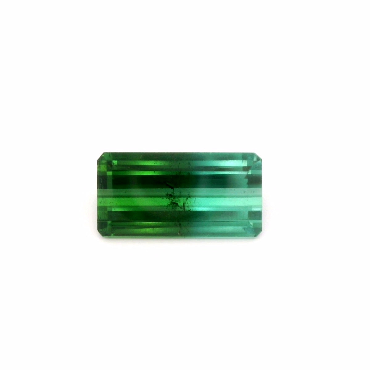 Bicolor Tourmaline Emerald Cut 7.53ct (H) 8.95x17.25mm 175pct