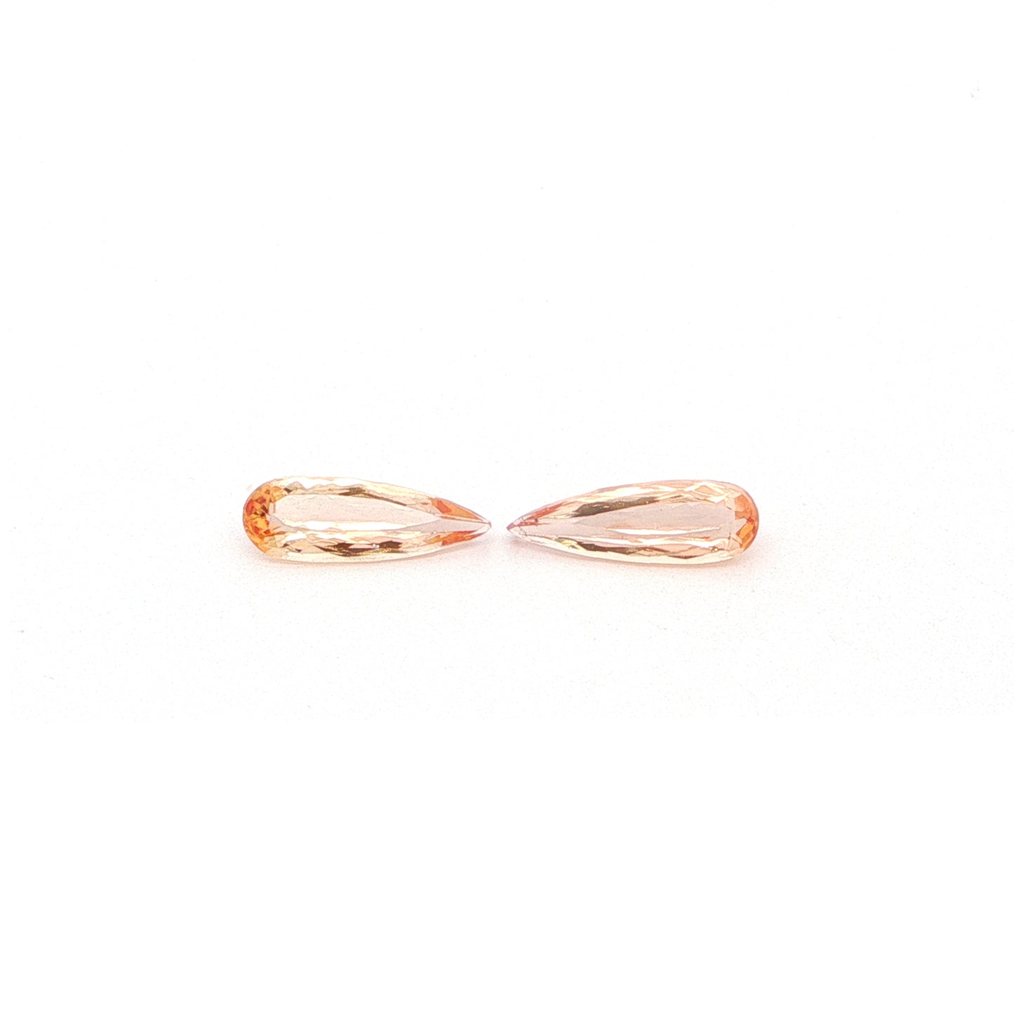 Imperial Topaz Pear Shape Matched Pair 2.30ct (N) 12x4mm 400pct