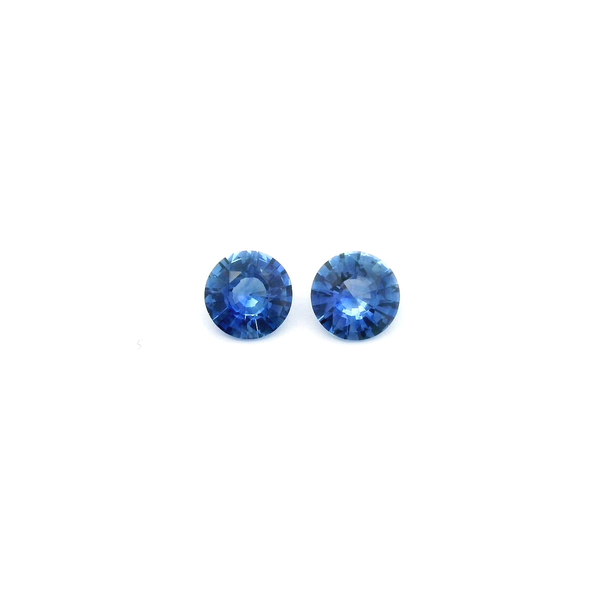 Blue Sapphire Round Matched Pair 1.41ct (H) 5.6mm 800pct