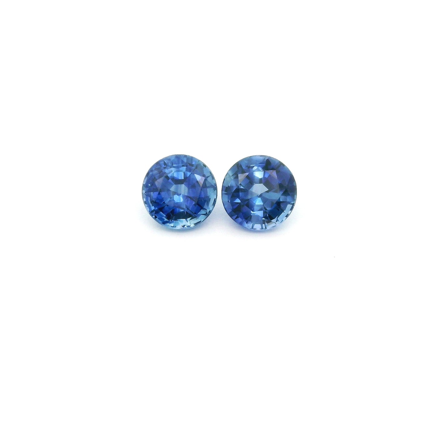 Blue Sapphire Round Matched Pair 0.98ct (H) 4.5mm 800pct