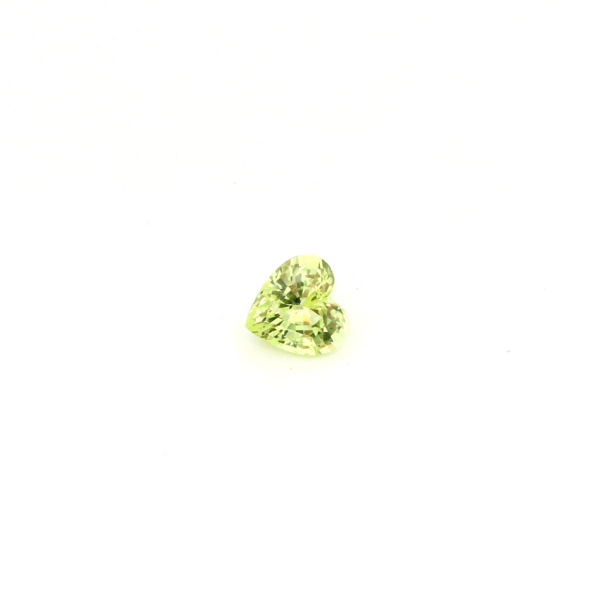 Nigerian Chrysoberyl Heart 1.48ct (N) 7x6.9mm 400pct