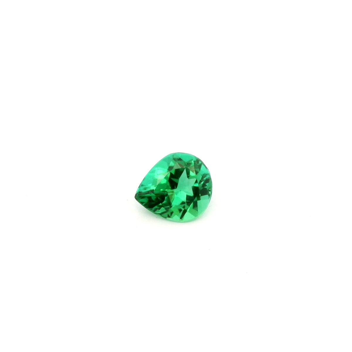 Green Tourmaline Pear Shape 1.39ct (H) 8.2x7.3mm