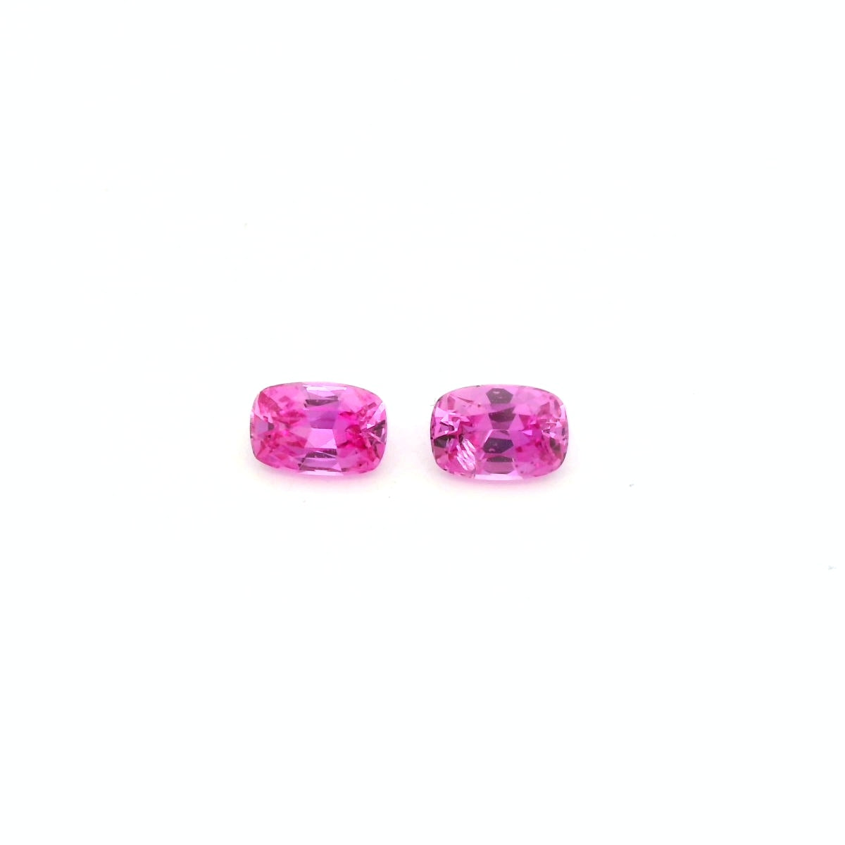 Pink Sapphire Cushion Matched Pair 1.79ct (H) 6.5x4.5mm 750pct