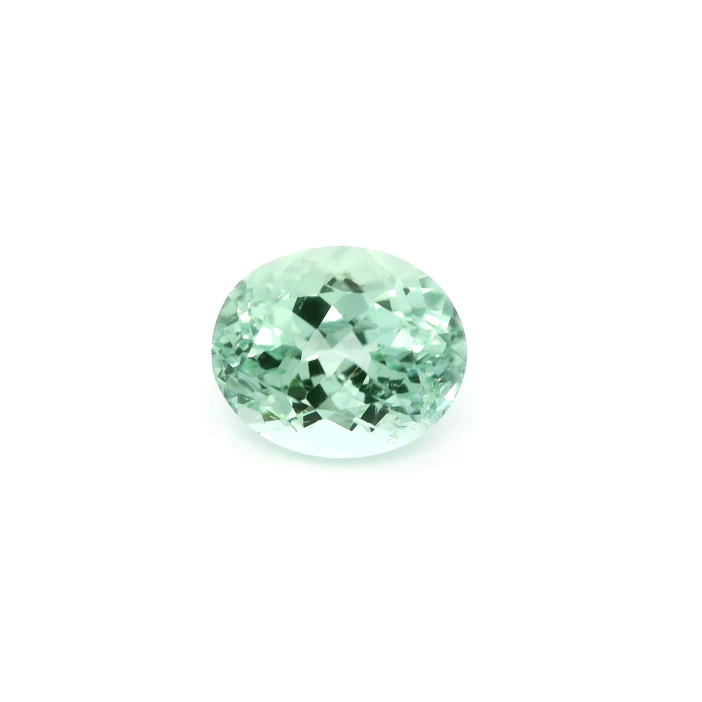Mint Tourmaline Oval 4.10ct (H) 10.7x8.86mm 350pct