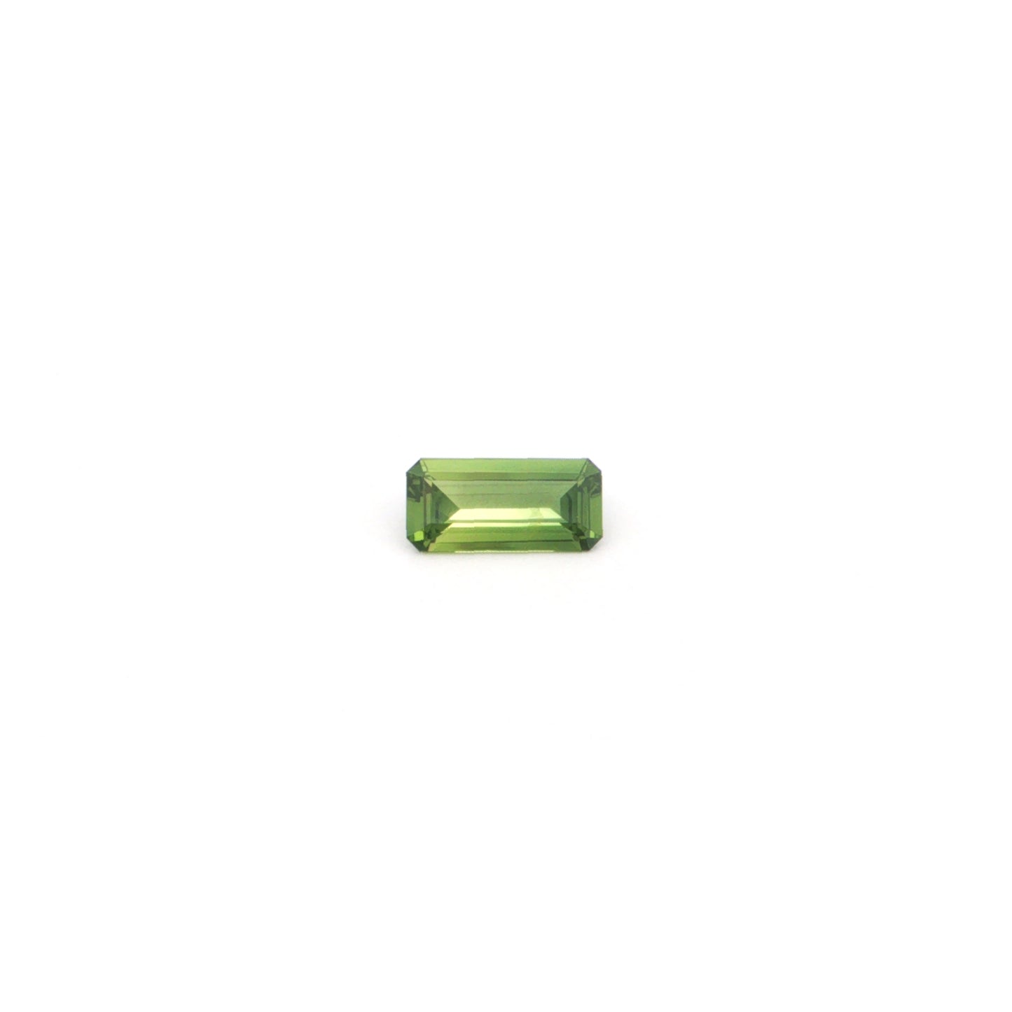 Green Sapphire Emerald Cut 1.23ct (N) 9.5x4.6mm 490pct