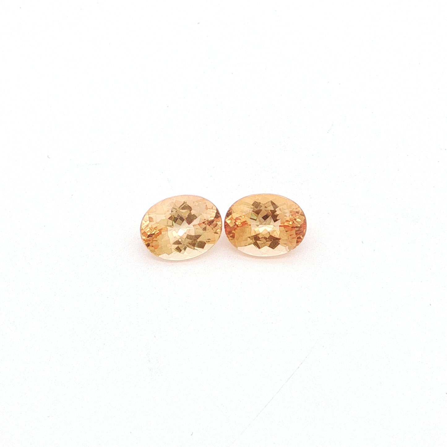 Imperial Topaz Oval Matched Pair 4.29ct (N) 9x7mm 400pct