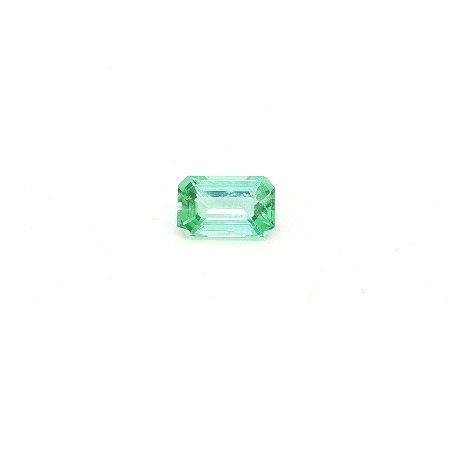 Mint Tourmaline Emerald Cut 3.11ct (H) 11.10x7.05mm 350pct