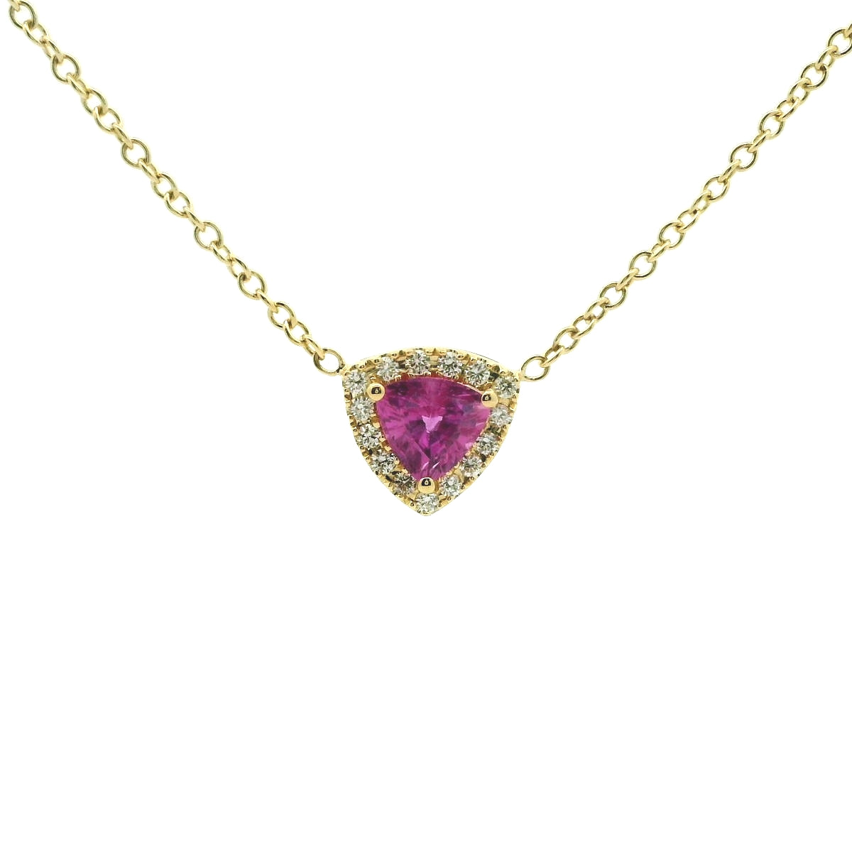 PSA TR HALO NK 1.00 .15CT 18KY KC91720