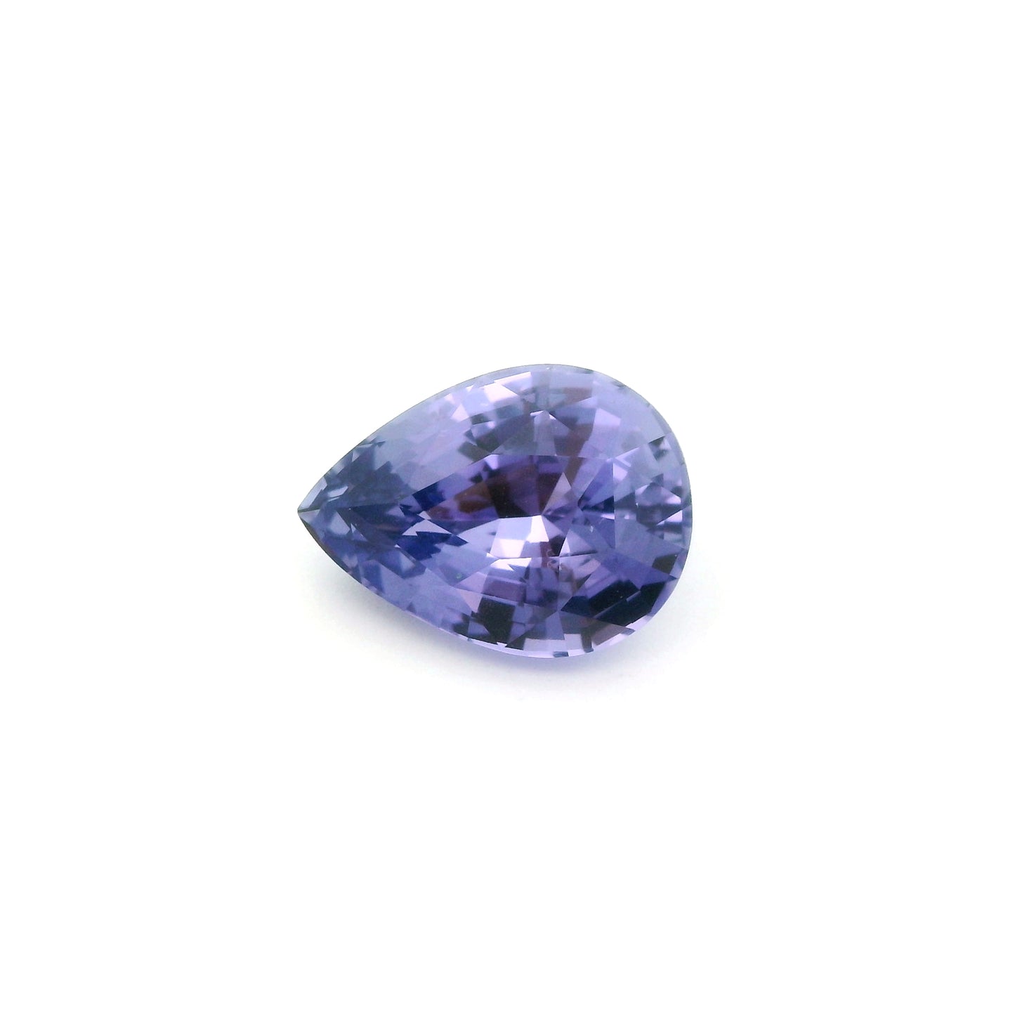 Purple Sapphire Pear Shape 6.12ct (N) 12.96x9.48mm Certified 3800pct