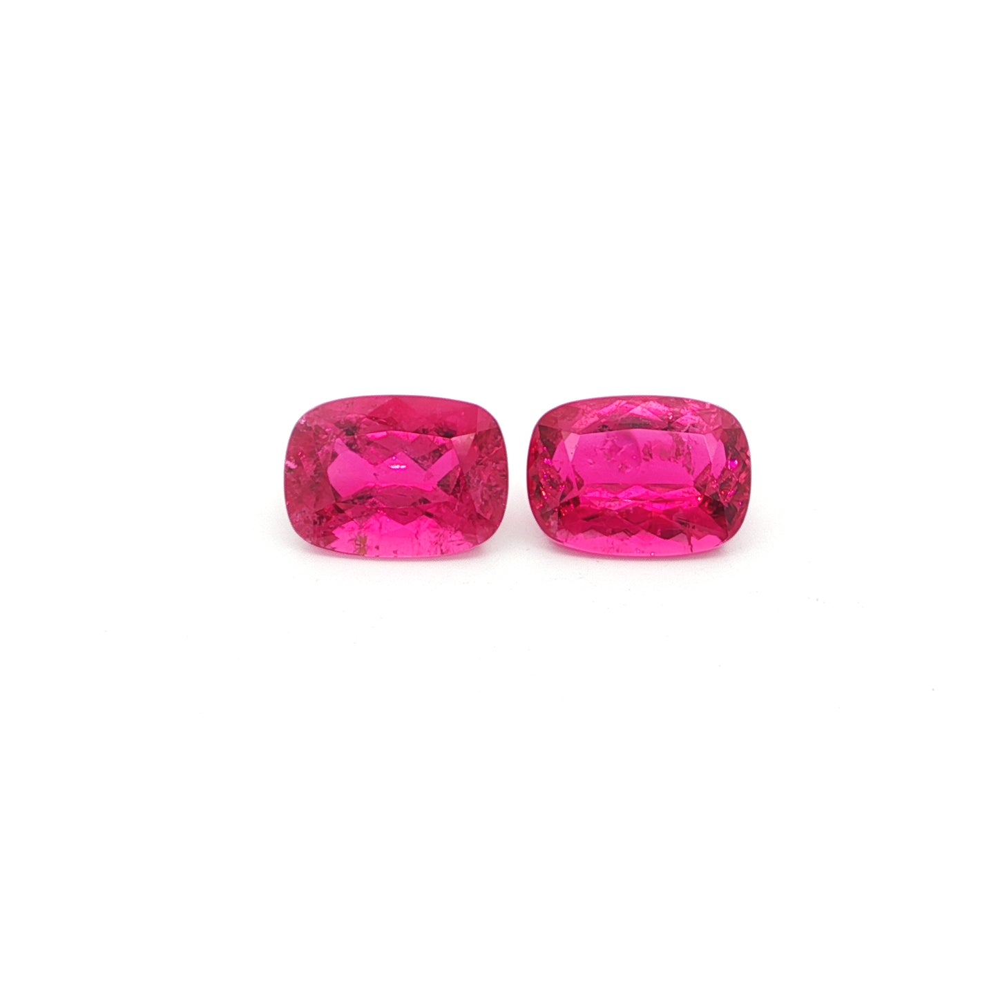 Rubellite Cushion Matched Pair 6.15ct (H) 11x8mm 375pct