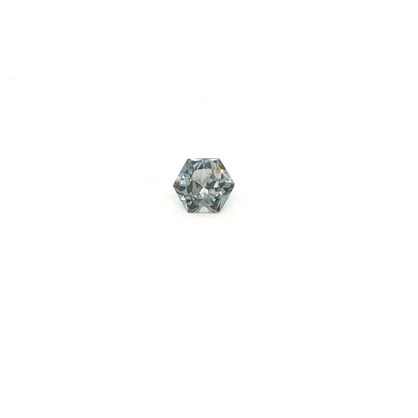 Grey Spinel Hexagon 0.95ct (N) 6.7x5.88mm 290pct