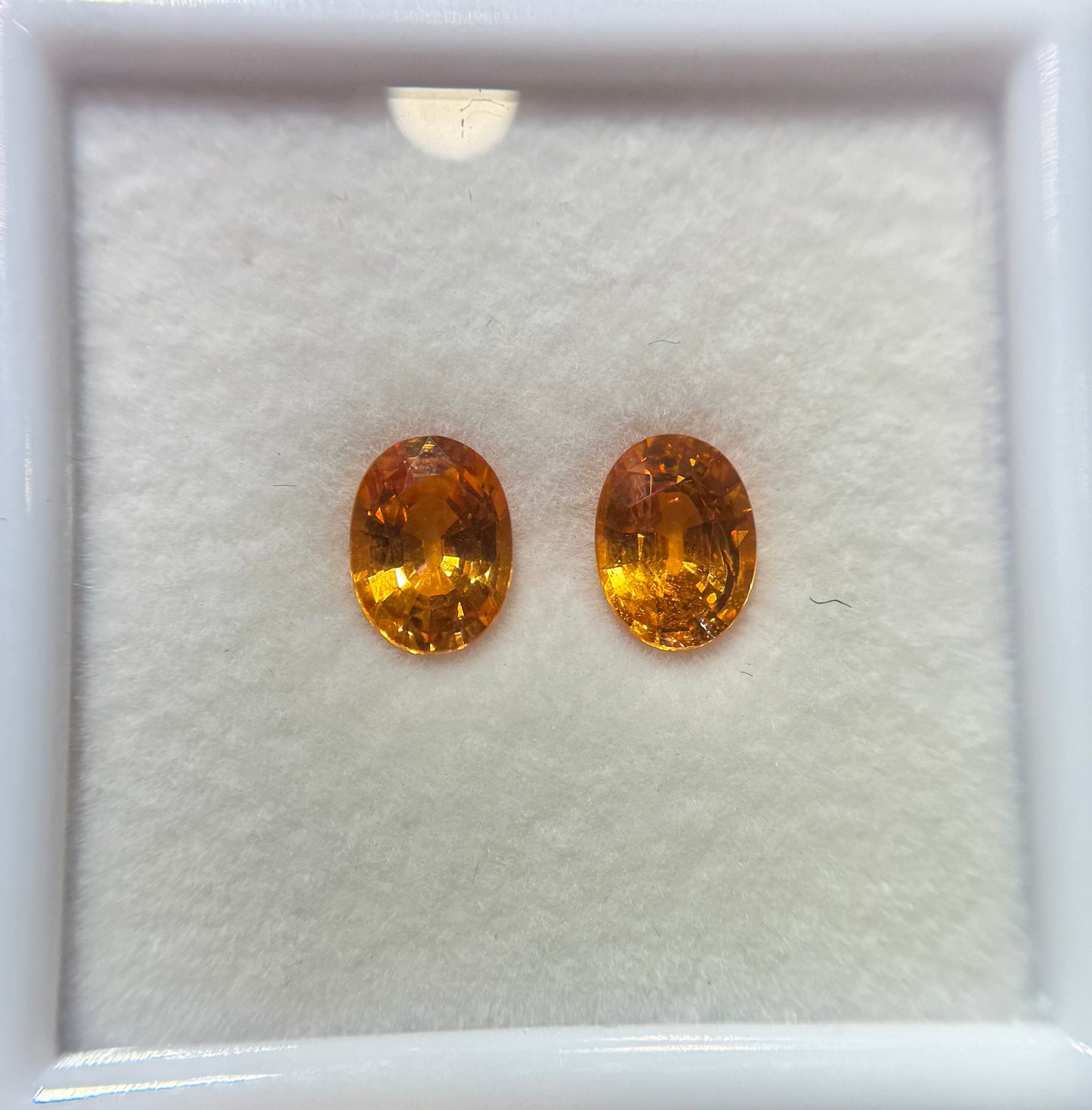 Spessartite Oval Matched Pair 3.61ct (N) 8x6mm 575pct