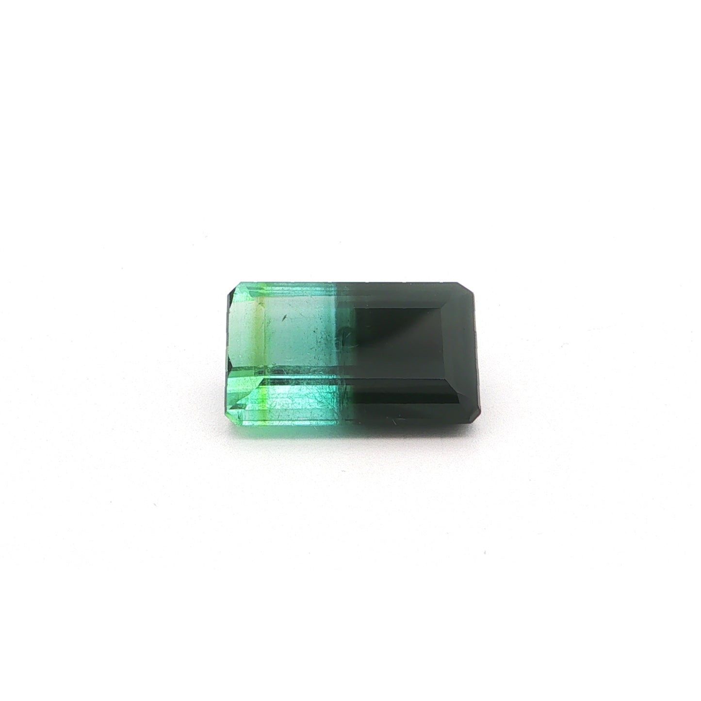 Tricolor Tourmaline Emerald Cut 8.47ct (H) 15.75x9.86mm 200pct