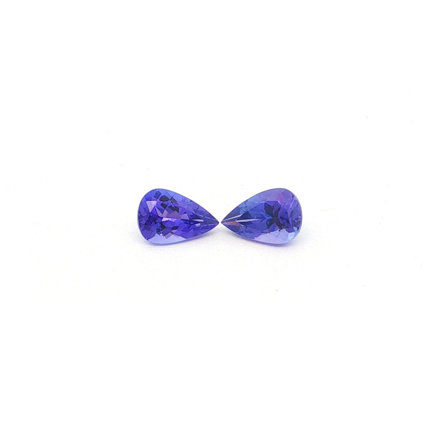 Tanzanite Pear Shape Matched Pair 2.96ct (H) 9x6mm 390pct
