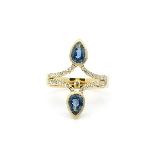 BS PS 2ST RI 1.05/.24CT 18KY SZ7 KC92150