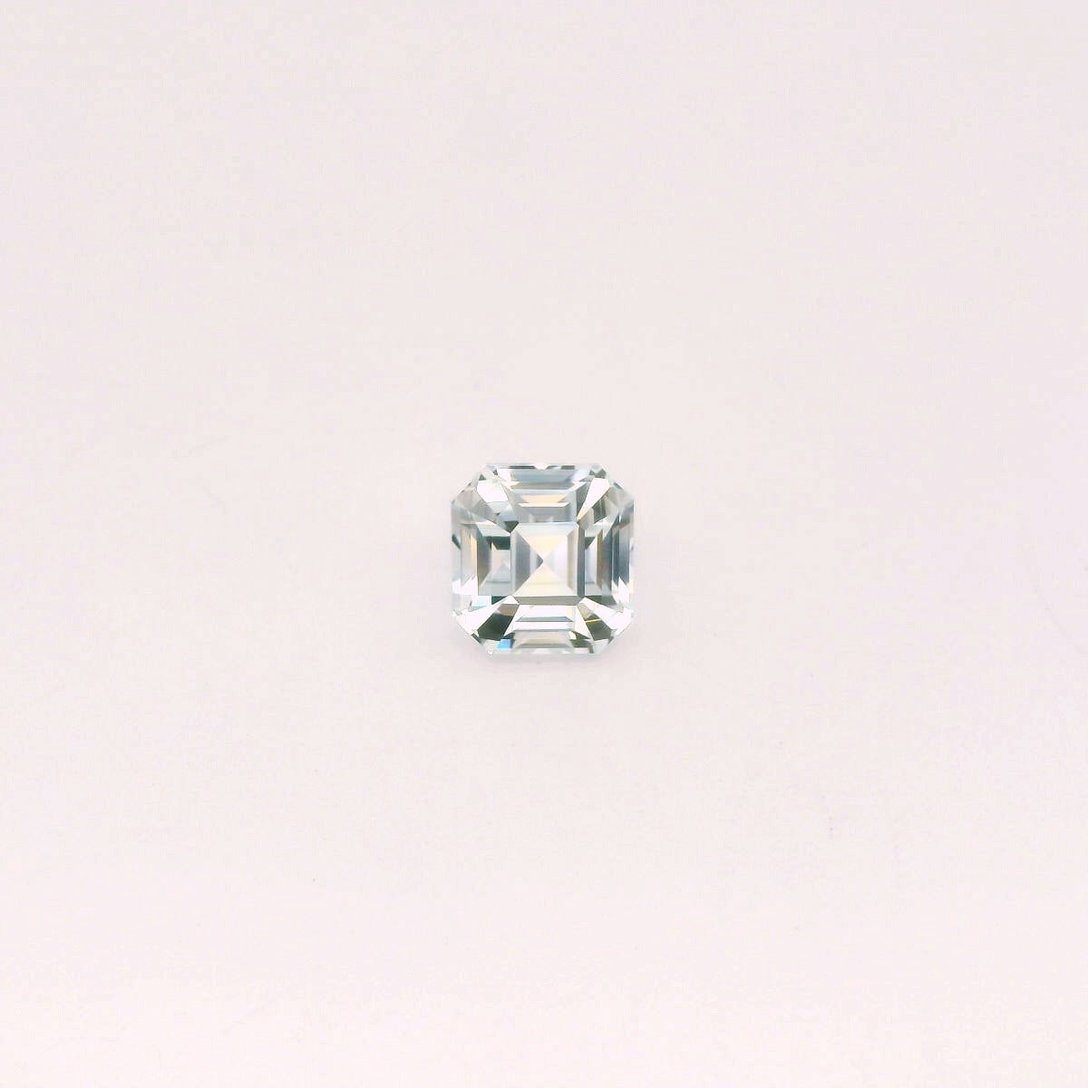 White Sapphire Asscher 3.52ct (H) 7.8x7.5mm 750pct