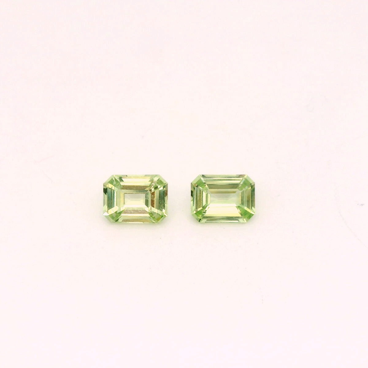 Tsavorite Garnet Emerald Cut Matched Pair 2.64ct (N) 7.5x5.6mm 500pct