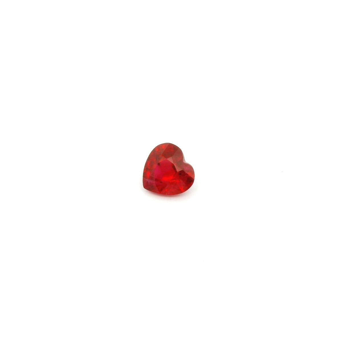Mozambique Ruby Heart 1.08ct (H) 6.5mm 3550pct