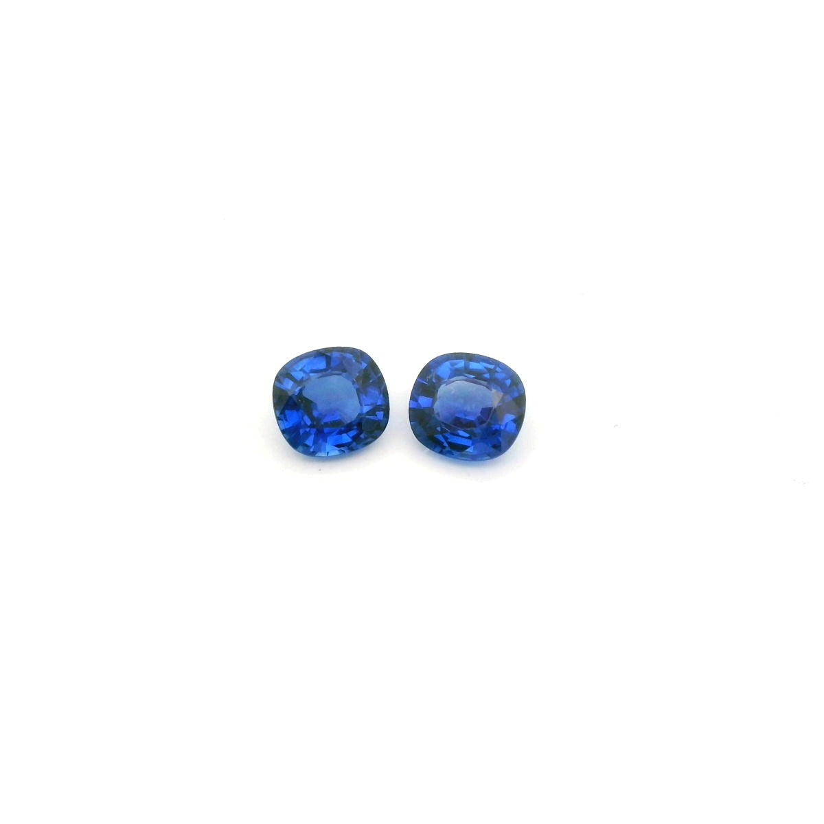 Blue Sapphire Cushion Matched Pair 1.76ct (H) 5.9x5.5mm 1100pct