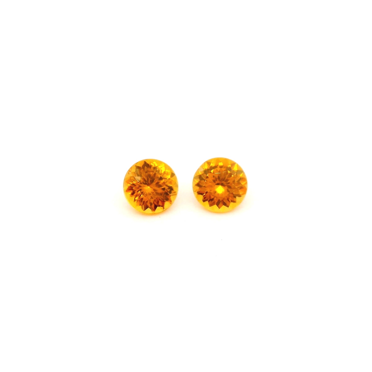 Spessartite Round Matched Pair 1.25ct (N) 5mm 250pct