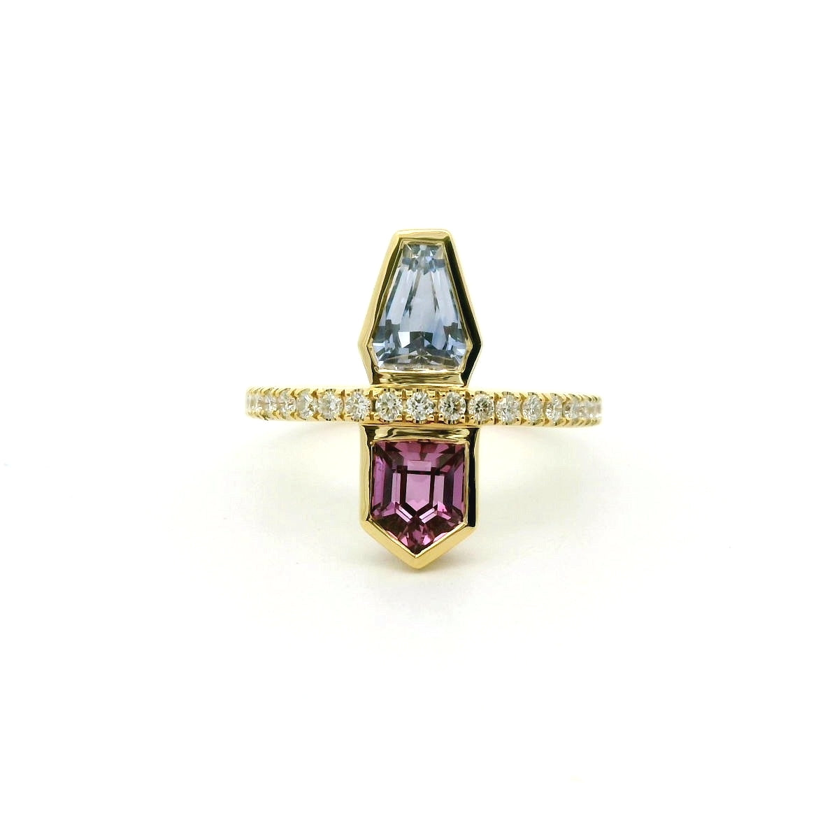 PSA/PUSA FC 2ST RI 1.02/.91/.25CT 18KY SZ7 KC92450