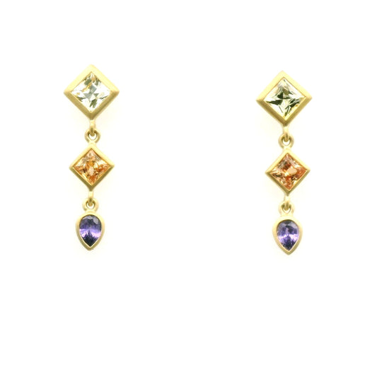 YSA/PSA/PUSA BZL ER 0.83/.68/.37CT 18KY KC9990