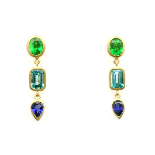 TS/BZ/TZ BZL ER 1.29/1.44/.60CT 18KY KC91490