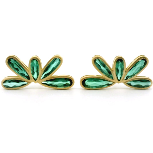 GT PS BZL CLSTR ER 6.15CT 18KY KC92350