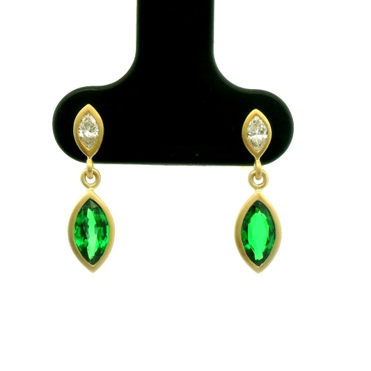 TS/DM MQ BZL ER 0.82/.13CT 18KY KC91200