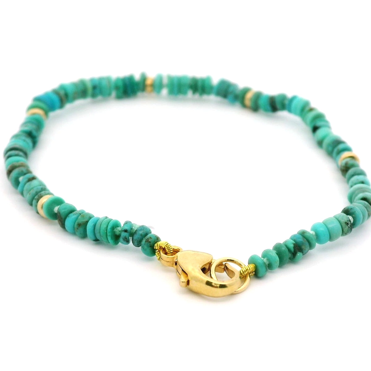Turquoise Bead Bracelet 20ct