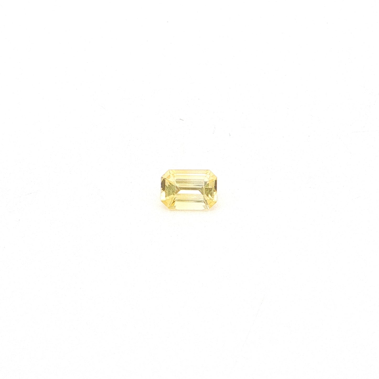 Yellow Sapphire Emerald Cut 1.40ct (H) 7.3x5.2mm 700pct