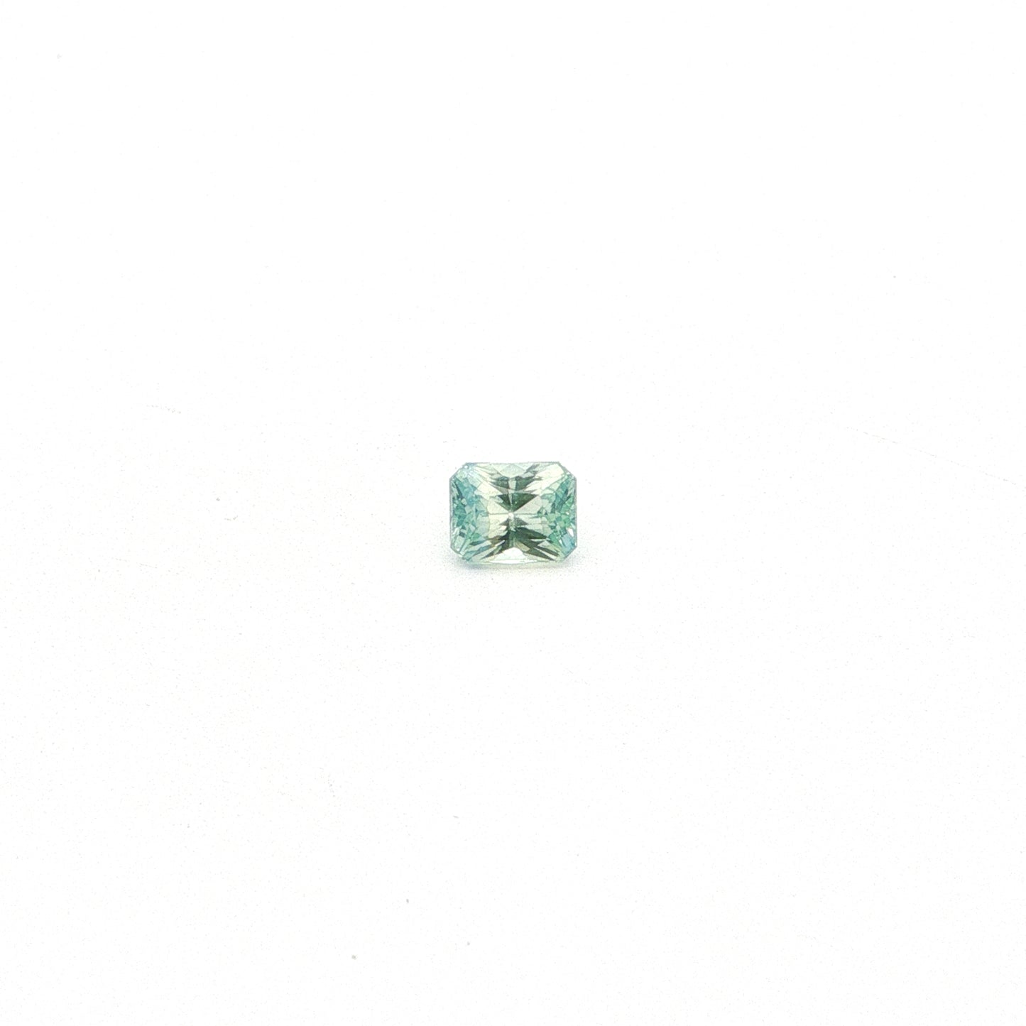 Bicolor Sapphire Emerald Cut 1.13ct (H) 6x4.8mm 900pct