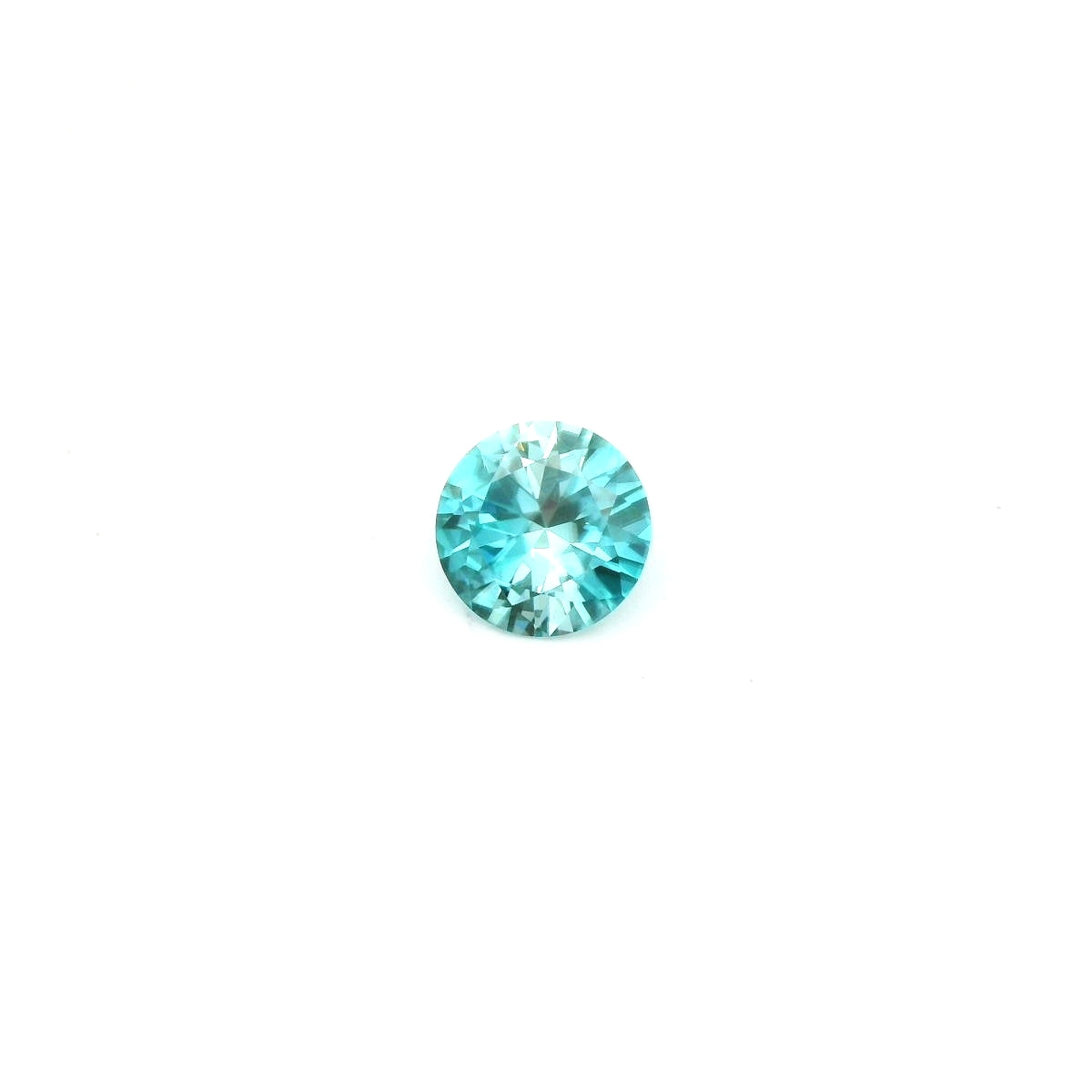 Blue Zircon Round 1.56ct (H) 7.1mm 120pct