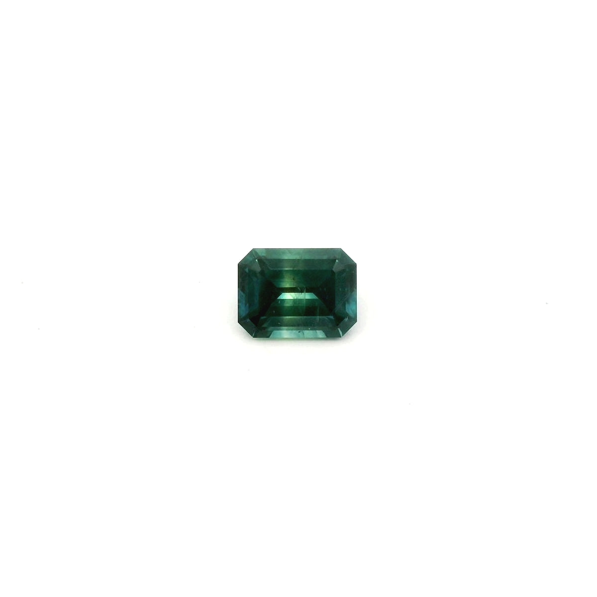 Rub Over Montana Sapphire Emerald Cut 1.37ct (H) 7x5.25mm 700pct