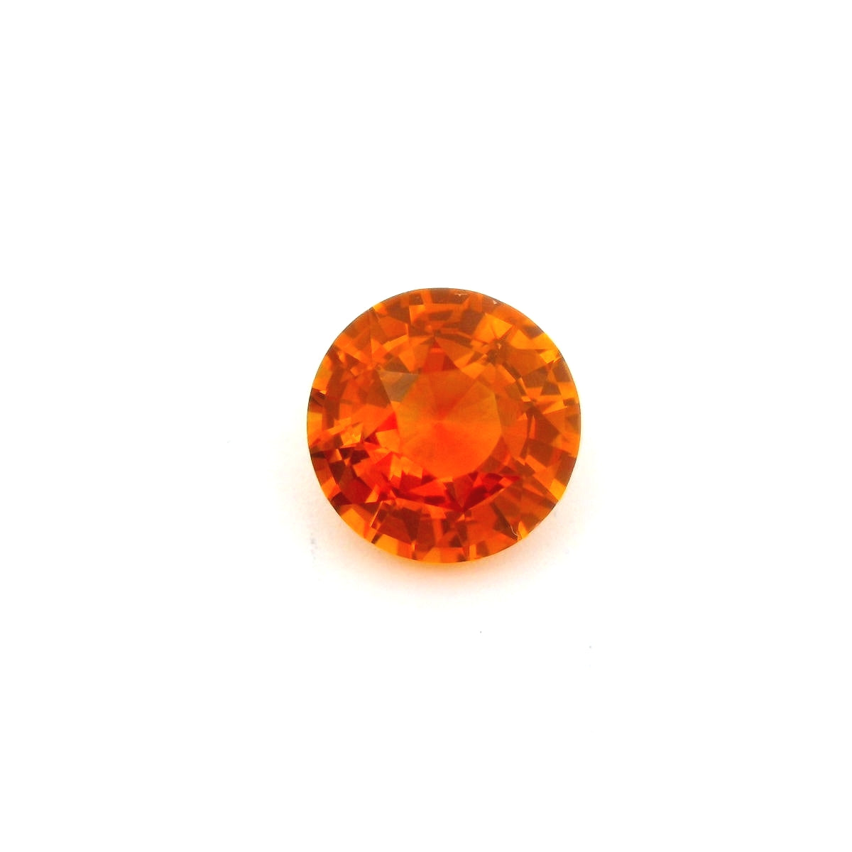 Orange Sapphire Round 3.23ct (H) 8.7mm 1350pct