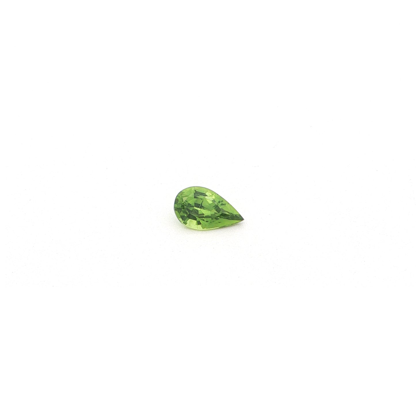 Kenyan Green Sapphire Pear Shape AGTL Certified 1.03ct (H) 8.54x5.09mm 700pct