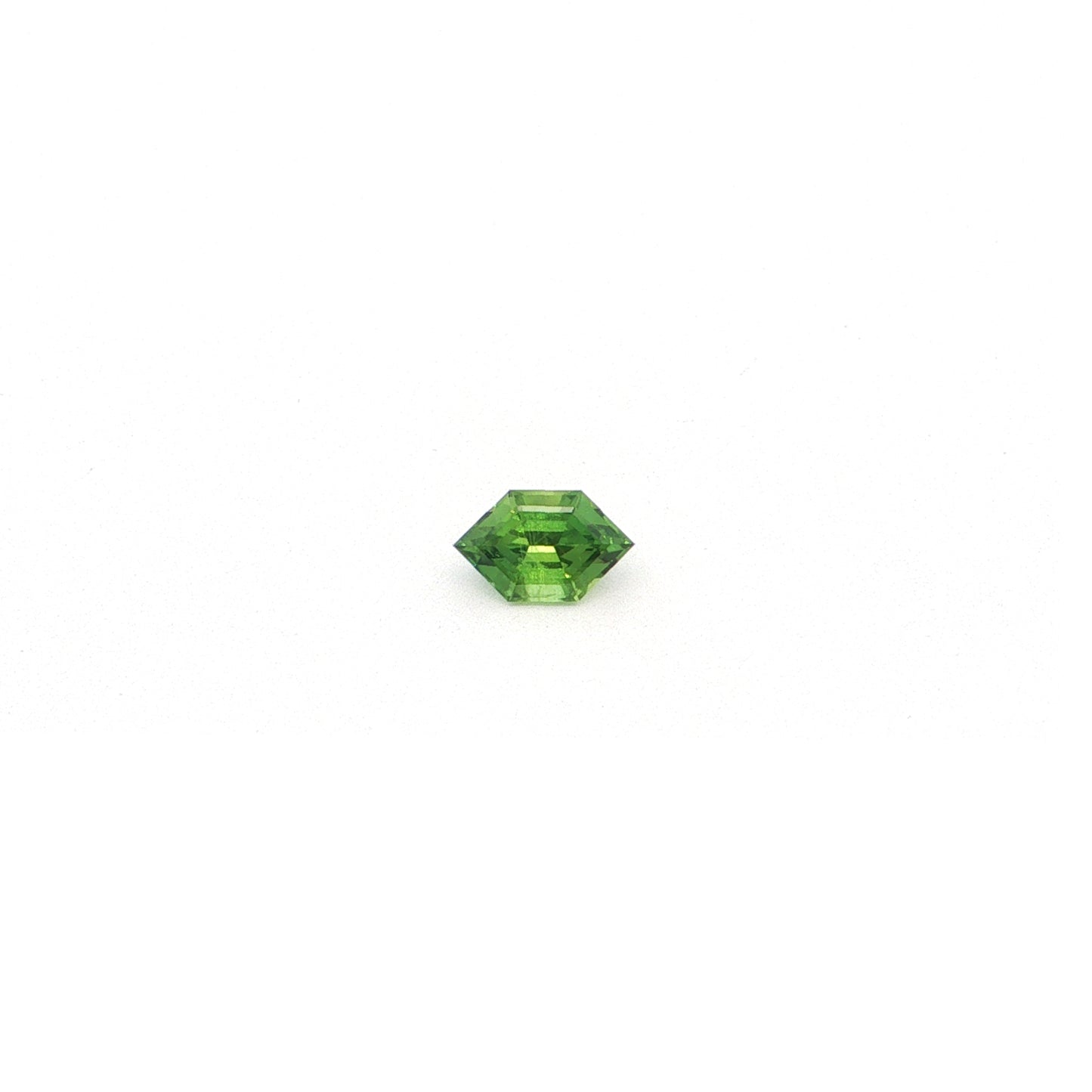 Kenyan Green Sapphire Hexagon CSL Certified 1.03ct (H) 8.09x4.96mm 400pct