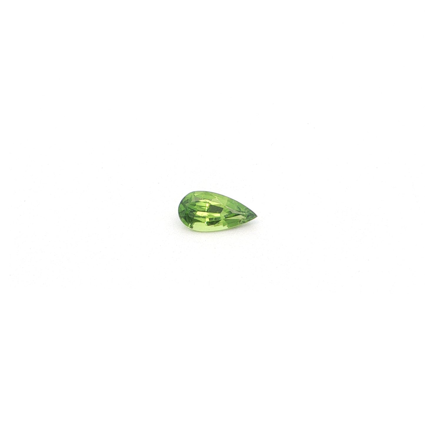 Kenyan Green Sapphire Pear Shape AGTL Certified 1.06ct (H) 9.27x4.67mm 650pct