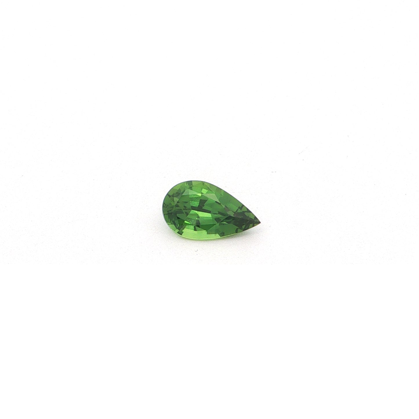Green Sapphire Pear Shape AGTL Certified 2.05ct (H) 10.73x6.28mm 1100pct