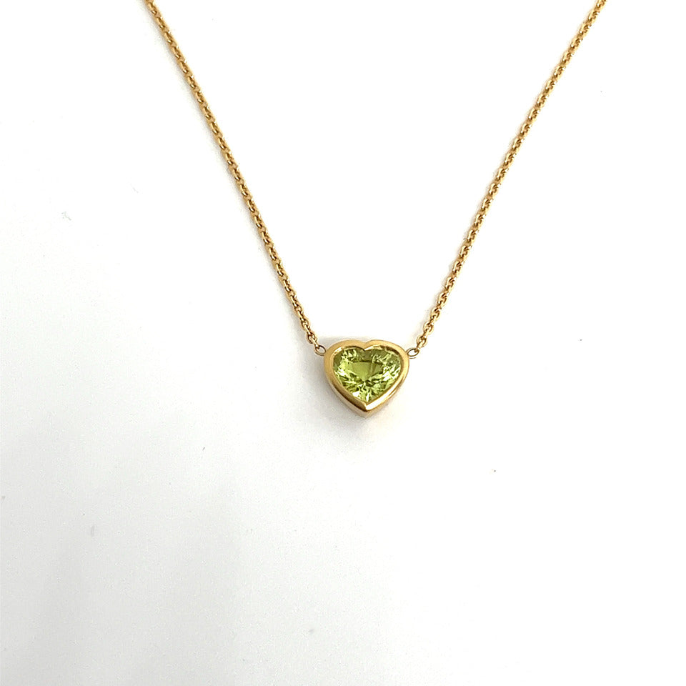 CHRYSOBERYL HRT BZL 18K 2.15CT
