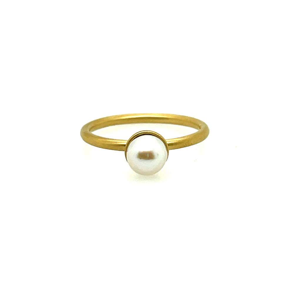 PEARL YUM 18KY 1.39CT SZ6.5