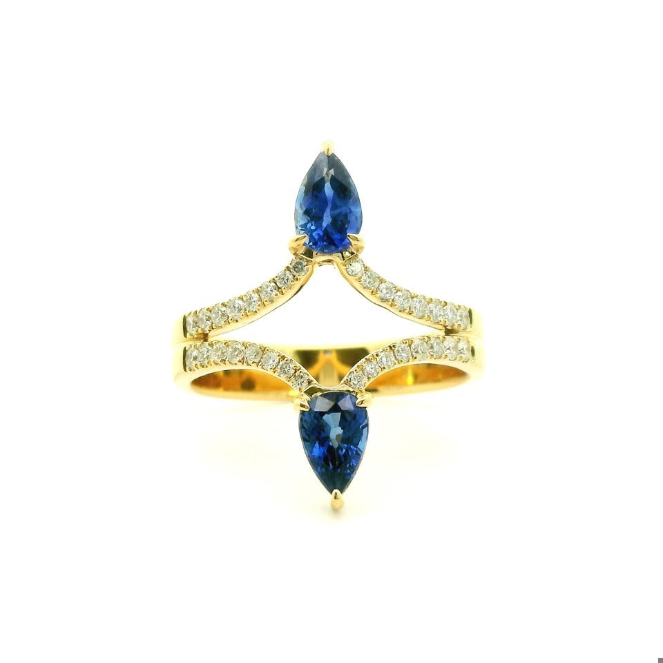 BS PS 2ST 0.94/.24CT 18KY SZ6.5
