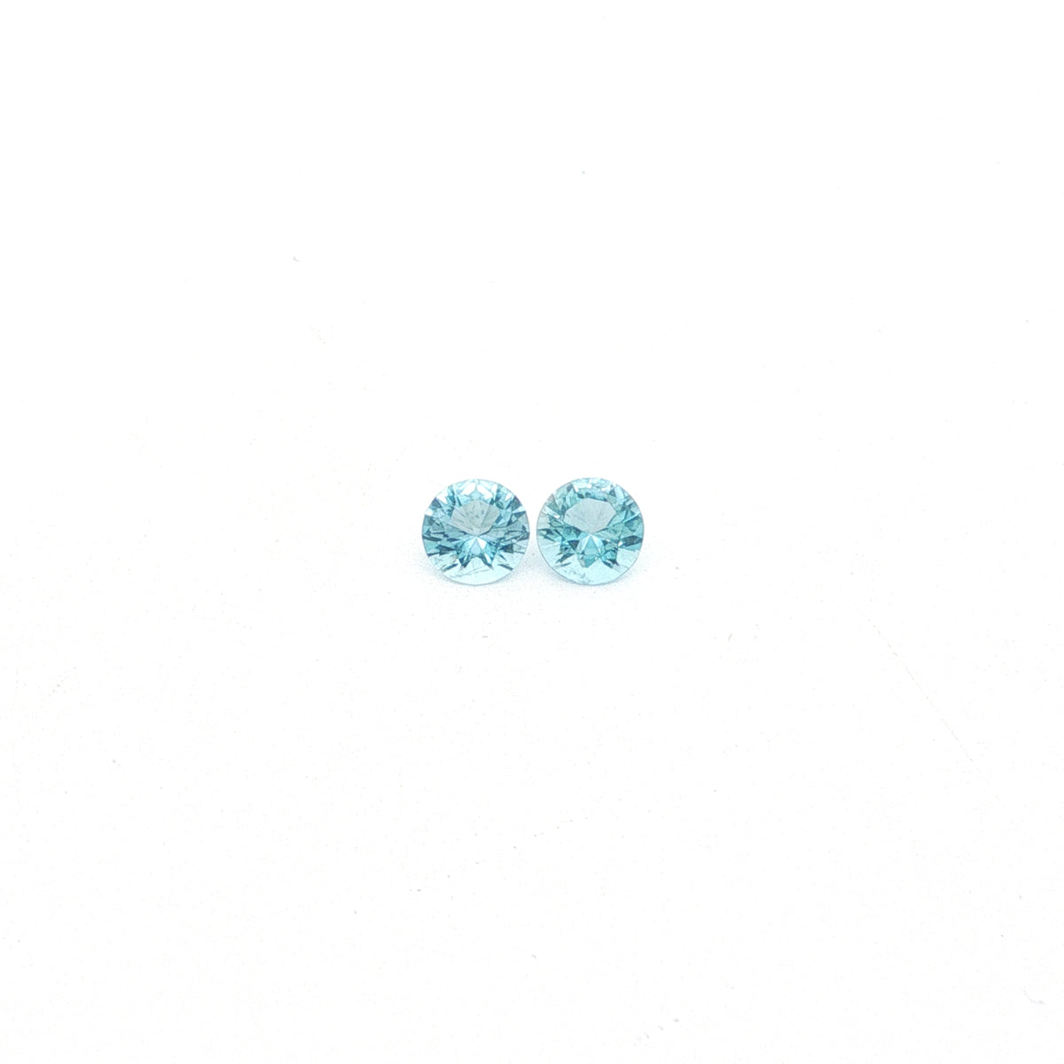 Aquamarine Round Matched Pair 0.71ct (H) 4.9mm