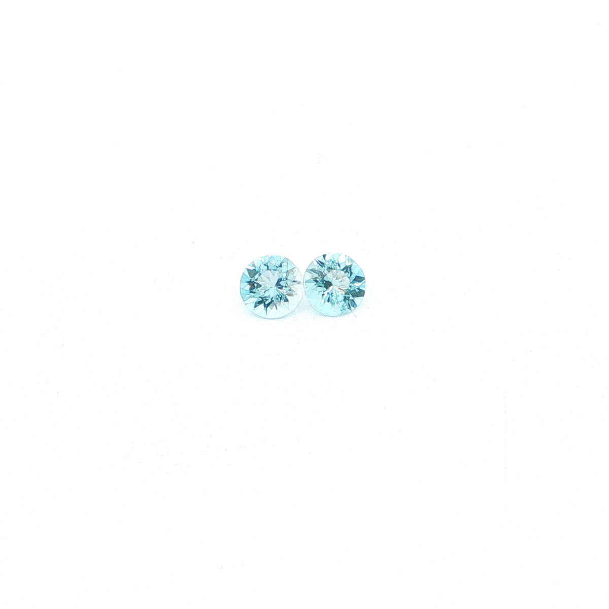 Madagascar Aquamarine Round Matched Pair 0.77ct (N) 5mm
