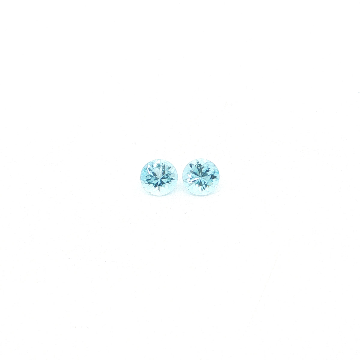 Madagascar Aquamarine Round Matched Pair 0.79ct (N) 5mm