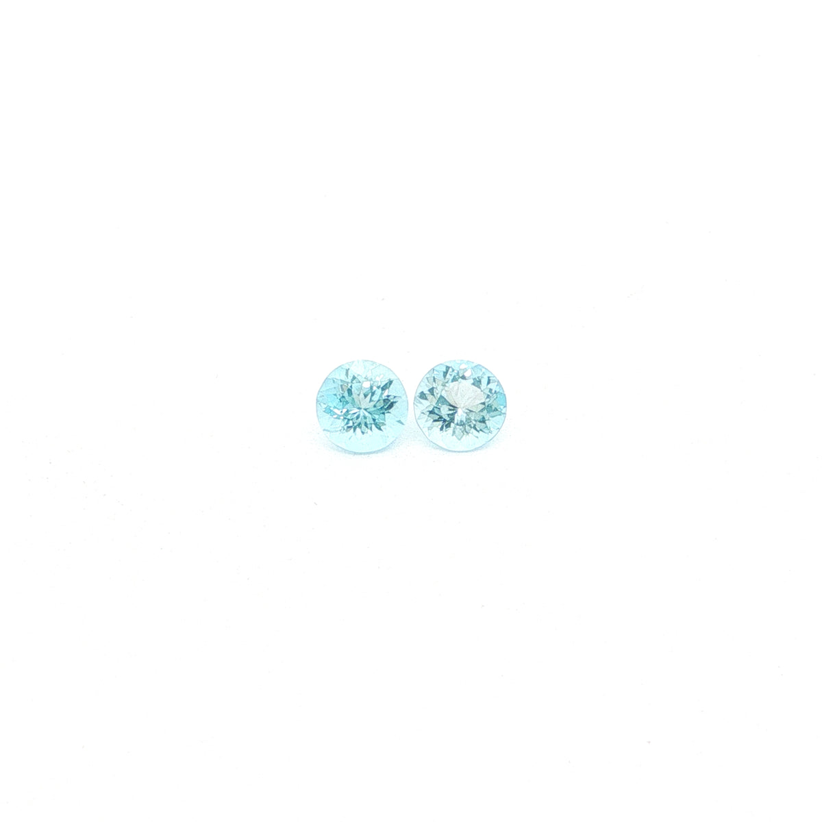 Madagascar Aquamarine Round Matched Pair 1.12ct (N) 5.5mm (2)